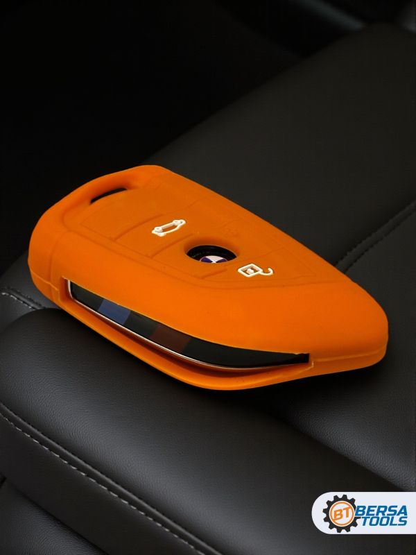 Силиконовый чехол для смарт-ключа BMW, оранжевый