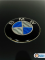 Эмблема в руль BMW (44 мм), сине-белый карбон