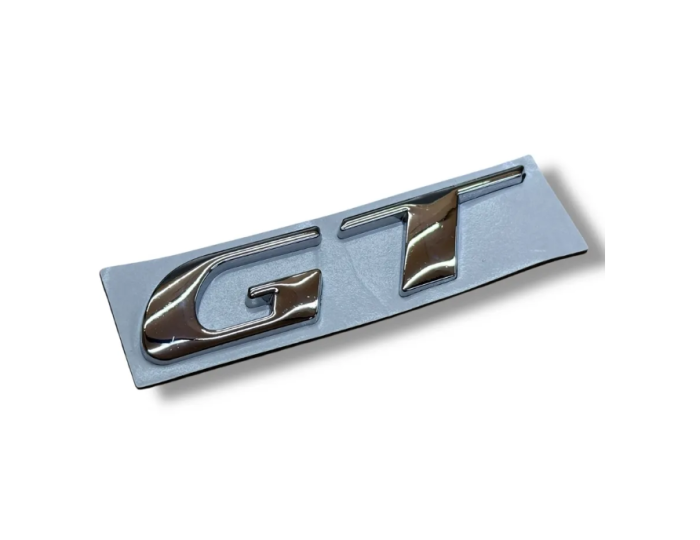 Эмблема GT BMW 81х19.5мм хром