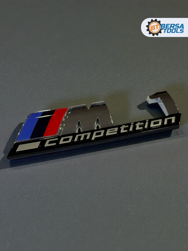 Эмблема пластиковая BMW M1 Competition хром