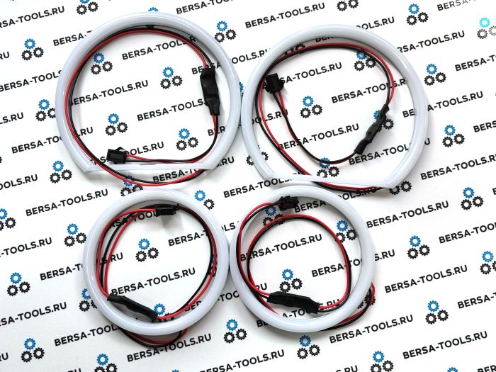 Ангельские глазки (Cotton LED) BMW E90 LCI (рестайл) (Оранжевый)