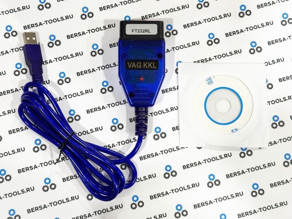 Диагностический кабель KKL VAG COM 409.1 на чипе FTDI