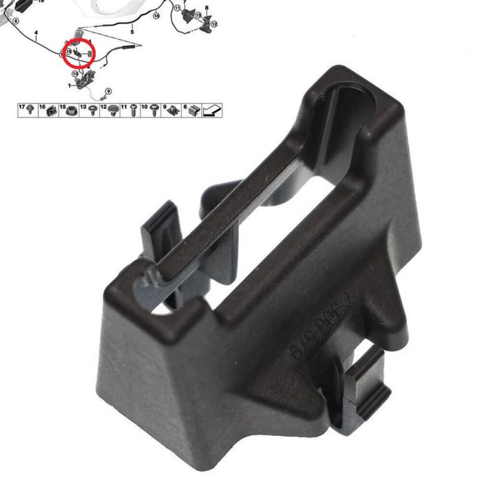 Фиксатор замка капота MINI (51237300579)