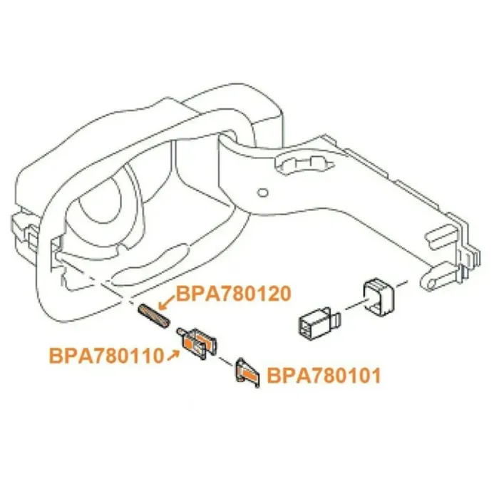 Ремкомплект лючка топливного бака Land Rover, Range Rover Sport (ARV780020)