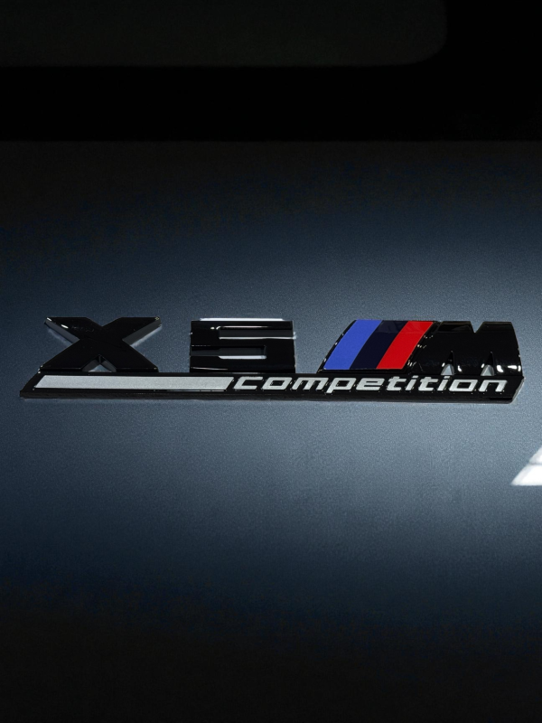 Эмблема пластиковая BMW X5 M Competition черный