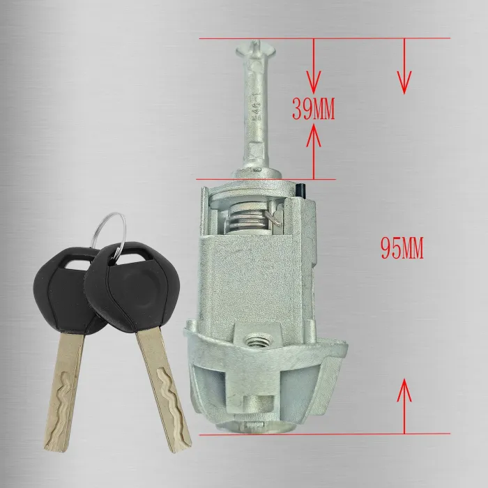 Личинка замка передней левой/водительской двери с ключом BMW E46 (51217019975)