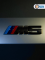 Эмблема металл BMW M5 черный 13 см