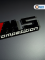 Эмблема пластиковая BMW M5 Competition черный
