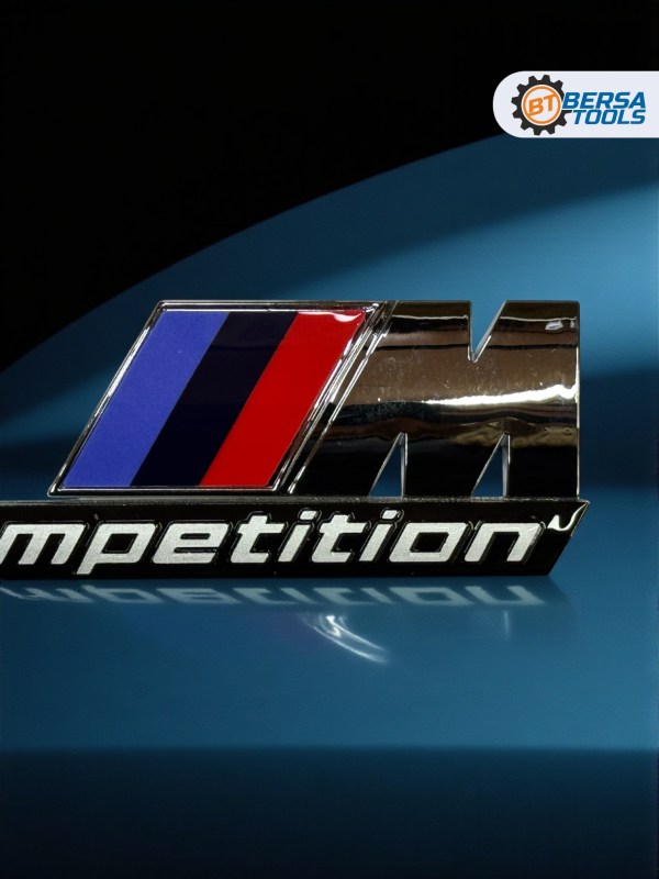 Эмблема пластиковая BMW X4 M Competition хром