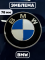 Эмблема BMW 78 мм (51141970248) сине-белая