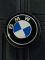 Эмблема BMW 99 мм (51147294465) сине-белая, с черным ободком