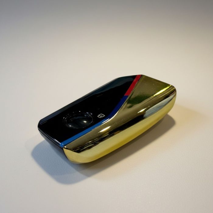 Корпус смарт ключа BMW F-series, G-series (Цвет: Золото, Кнопка «Ромб»)