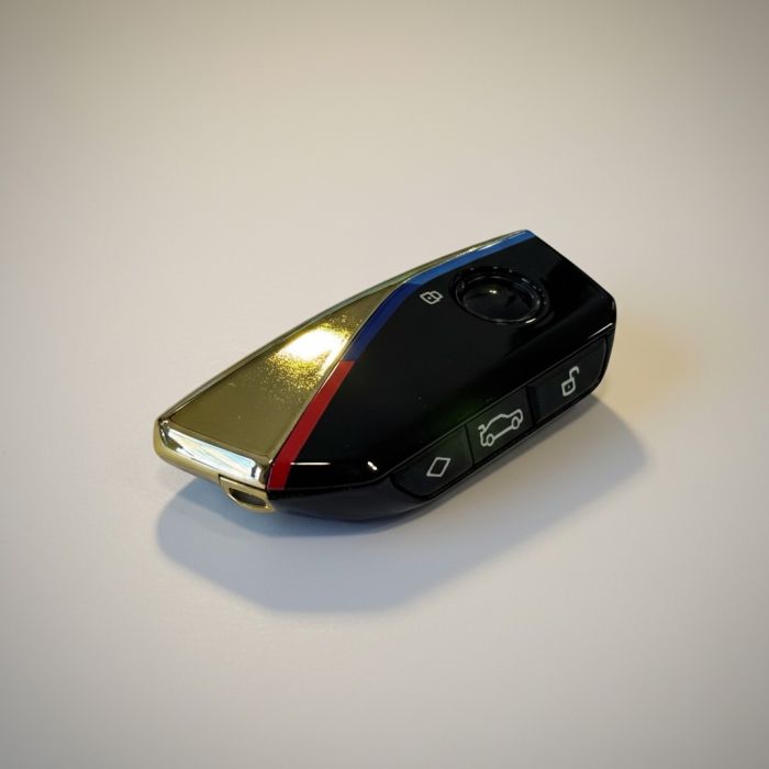 Корпус смарт ключа BMW F-series, G-series (Цвет: Золото, Кнопка «Ромб»)