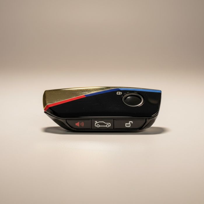 Корпус смарт ключа BMW F-series, G-series (Цвет: Золото, Кнопка «Звук»)