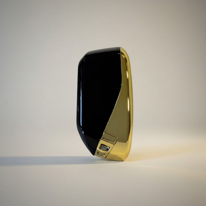 Корпус смарт ключа BMW F-series, G-series (Цвет: Золото, Кнопка «Звук»)