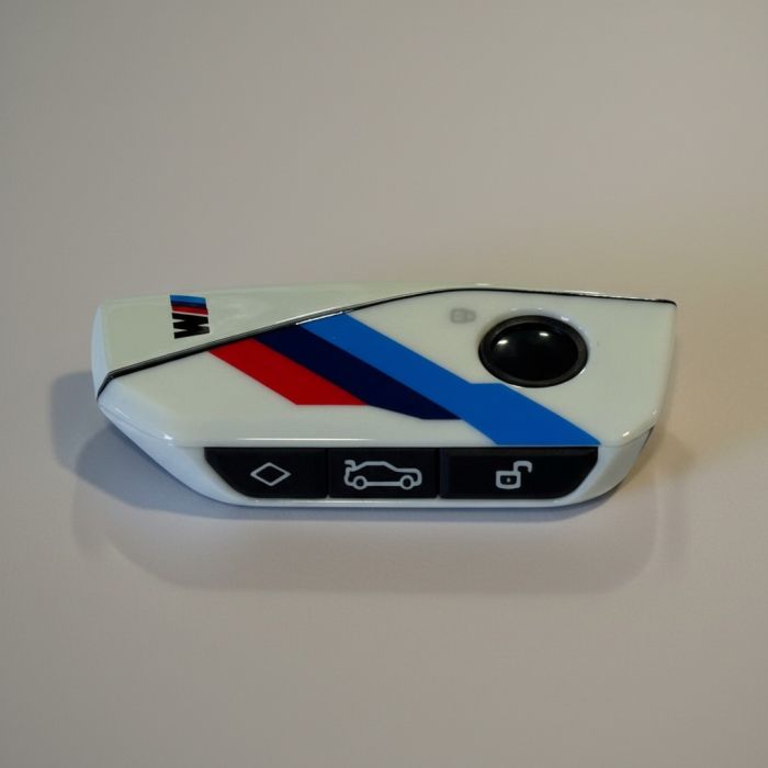 Корпус смарт ключа BMW F-series, G-series (Цвет: Белый, M-Power)