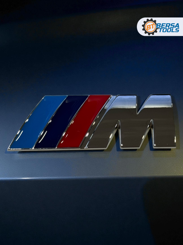 Эмблема металл BMW M5 хром 13 см