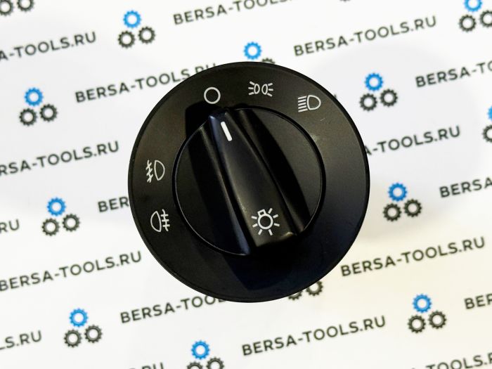 Переключатель света фар для Volkswagen, 17 Pin, без Функции "Автосвет" (1C0941531A). 