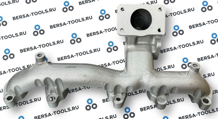 Чугунный выпускной коллектор VW 2.5 TDI (076253033, 076253031A)