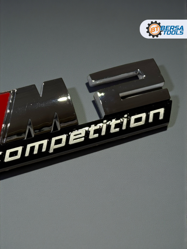 Эмблема пластиковая BMW M2 Competition хром