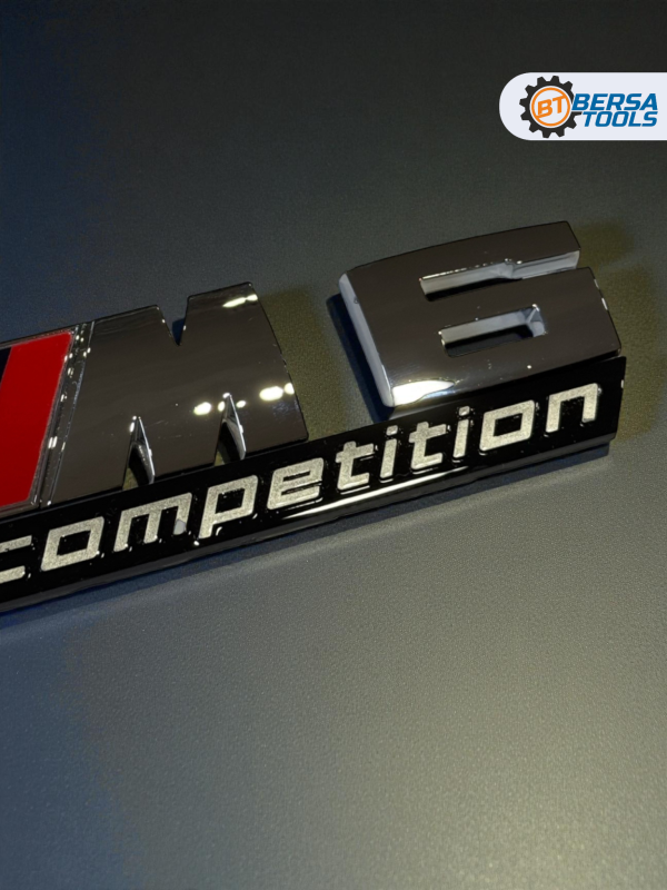Эмблема пластиковая BMW M6 Competition хром