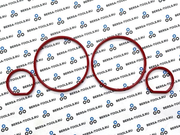 Кольца в приборную панель BMW E32, E34 (Красные)