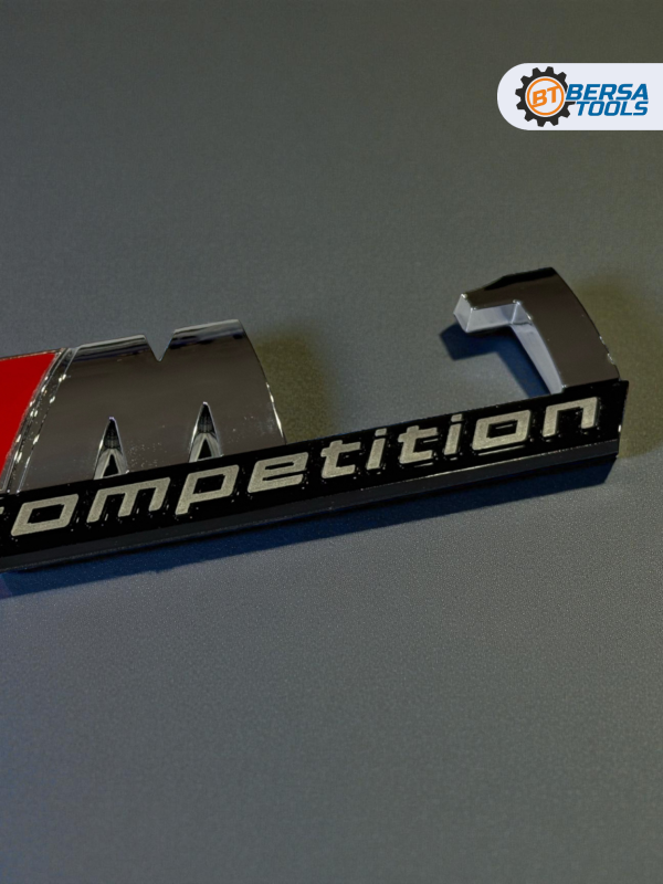 Эмблема пластиковая BMW M1 Competition хром