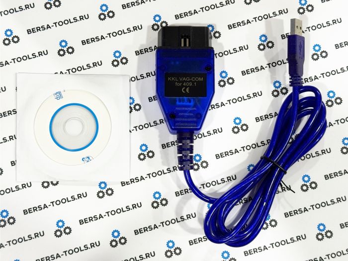 Диагностический кабель KKL VAG COM 409.1 на чипе FTDI
