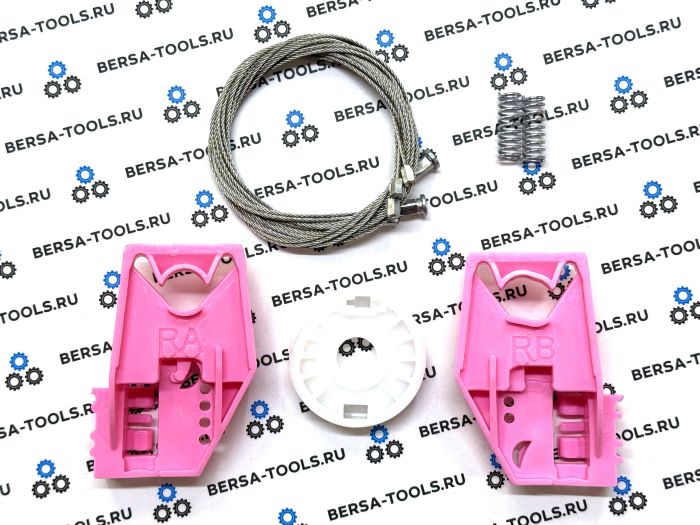 Ремкомплект стеклоподъемника передней правой двери Skoda Octavia А5 (1Z1837462)