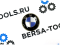 Эмблема в ключ с логотипом BMW (13.9 мм)