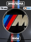 Эмблема BMW М-серия 74 мм (51148203864)