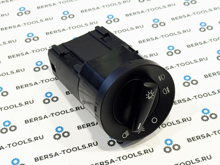 Переключатель света фар для Volkswagen, 17 Pin, без Функции "Автосвет" (1C0941531A). 