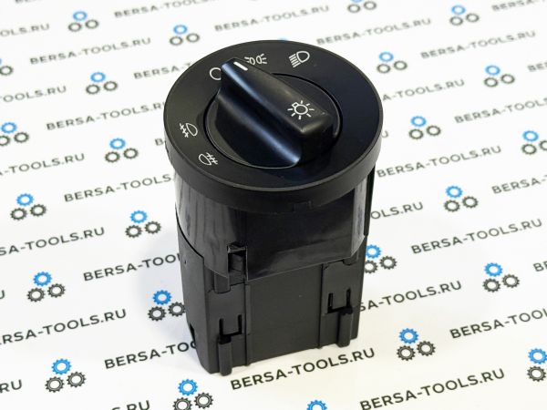 Переключатель света фар для Volkswagen, 17 Pin, без Функции "Автосвет" (1C0941531A). 