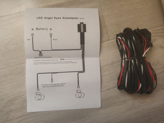 Ангельские глазки (Cotton LED) BMW E46 COMPACT