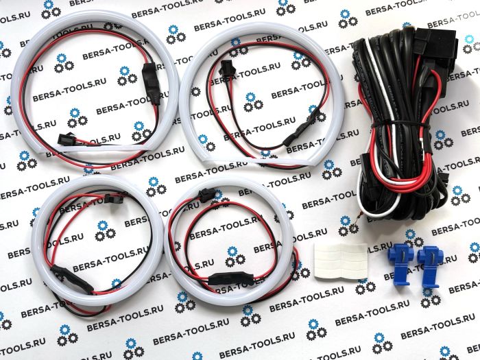 Ангельские глазки (Cotton LED) BMW E90 LCI (рестайл) (Оранжевый)