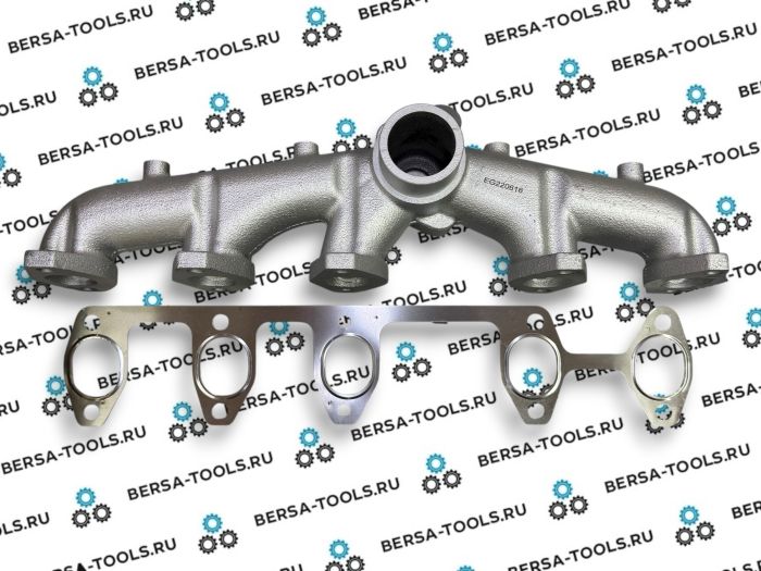 Чугунный выпускной коллектор VW 2.5 TDI (070253031F, 070253033F)