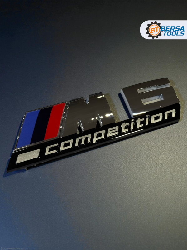 Эмблема пластиковая BMW M6 Competition хром