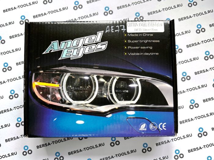 Ангельские глазки (Cotton LED) BMW E83 X3 (Оранжевый)
