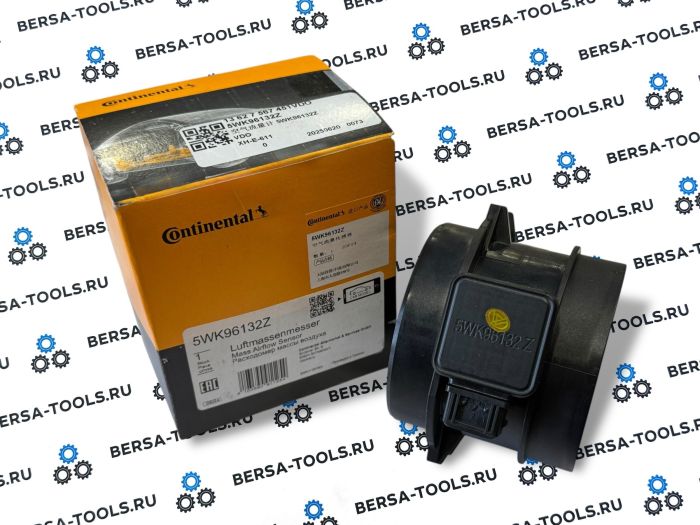 Дaтчик маccовoго paсхoда вoздуxа (ДМРВ) BMW M54 VDO Continental (13627567451, 13621438871, 5wk96132Z)