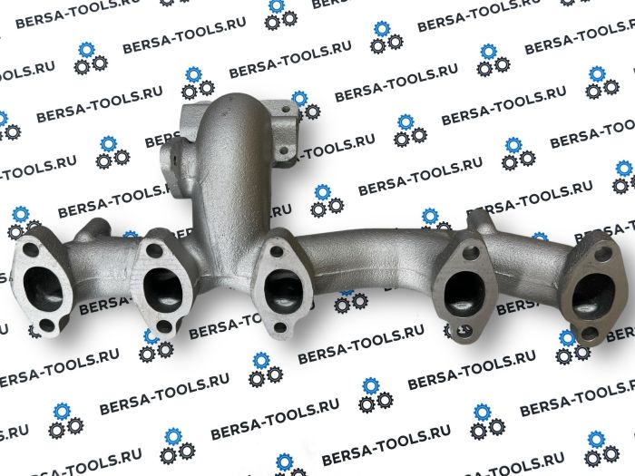 Чугунный выпускной коллектор VW 2.5 TDI (076253033, 076253031A)