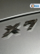 Эмблема пластиковая BMW X7 серебро 15х3 см