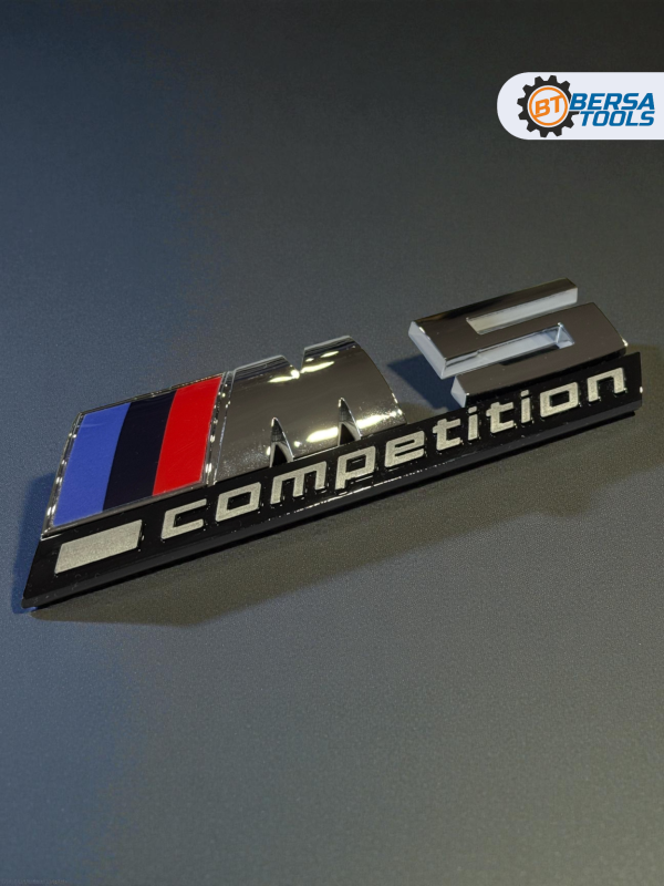 Эмблема пластиковая BMW M5 Competition хром