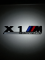 Эмблема пластиковая BMW X1 M Competition черный