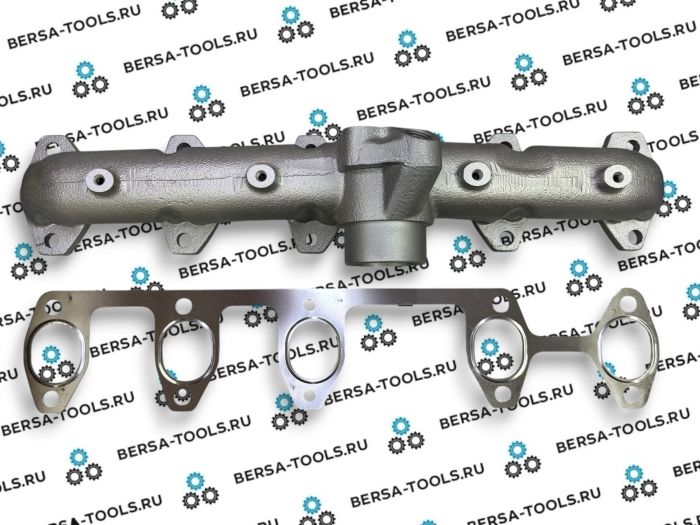 Чугунный выпускной коллектор VW 2.5 TDI (070253031F, 070253033F)