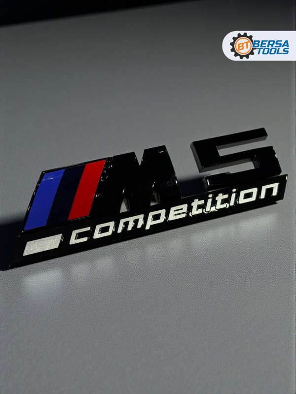 Эмблема пластиковая BMW M5 Competition черный