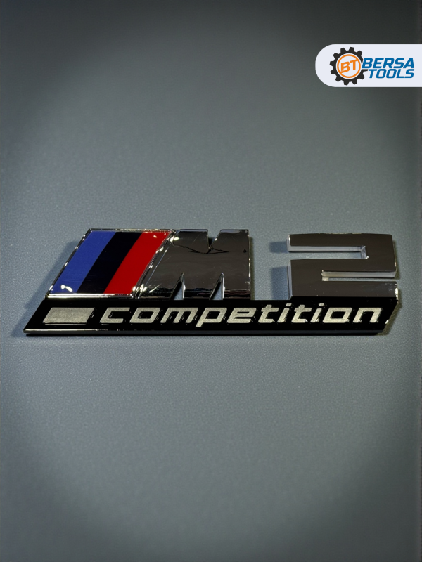 Эмблема пластиковая BMW M2 Competition хром