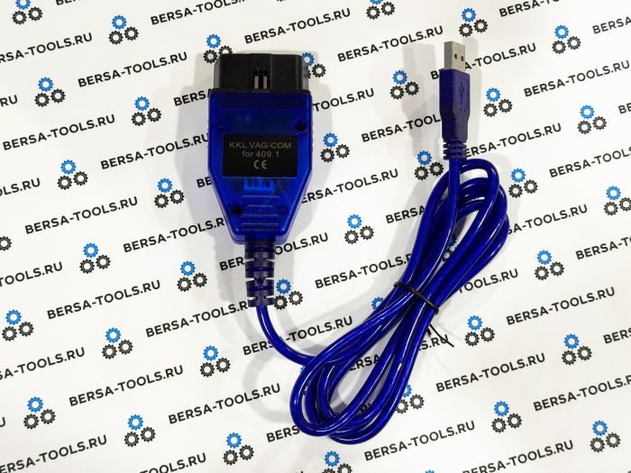 Диагностический кабель KKL VAG COM 409.1 на чипе FTDI
