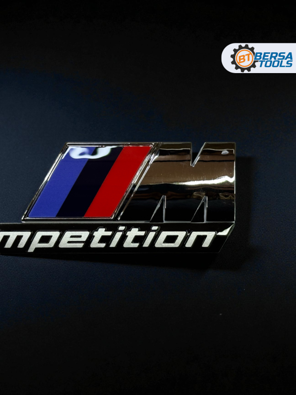 Эмблема пластиковая BMW X2 M Competition хром