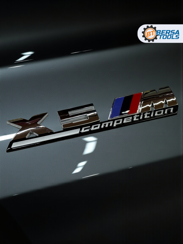 Эмблема пластиковая BMW X5 M Competition хром