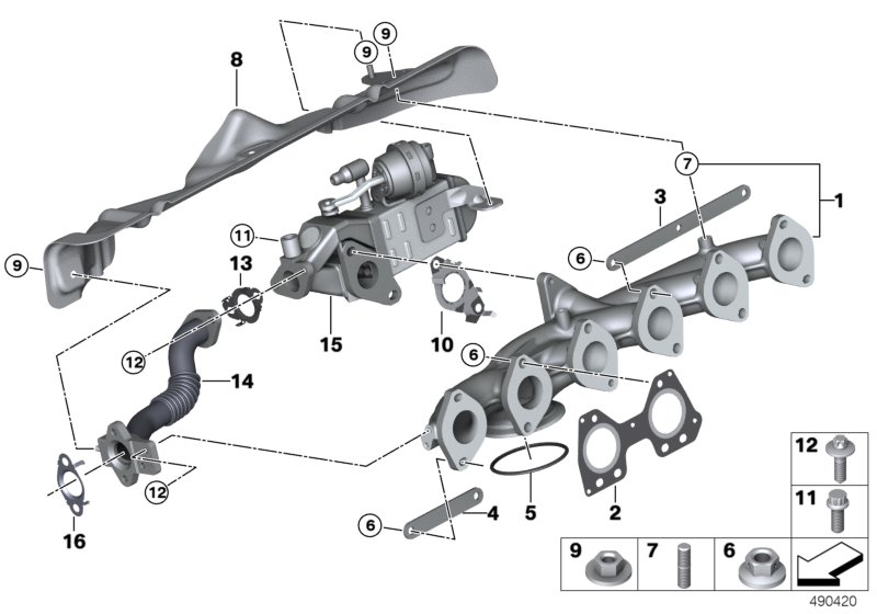 Комплект для удаления EGR BMW N57 USA BERSA-TOOLS.RU